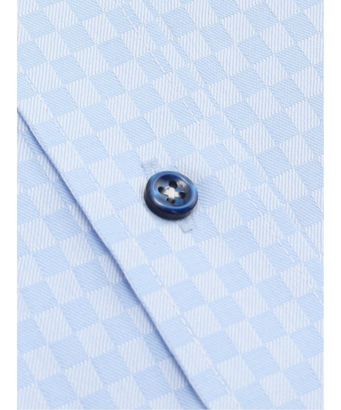 エムエフエディトリアル m.f.editorial ノンアイロン NEWスタンダードフィット ボタンダウン長袖シャツ （サックス） サックス