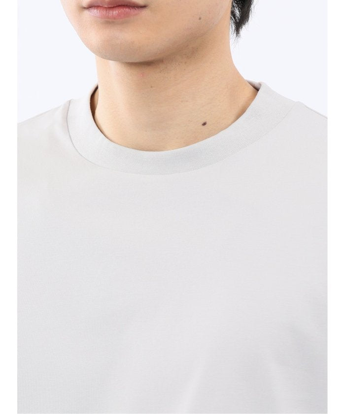 エムエフエディトリアル m.f.editorial 【DRESS T-SHIRT】シルケットスムス スロープネック 長袖Tシャツ （黒） 黒