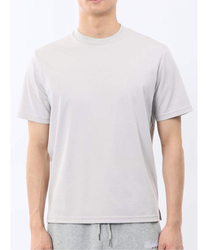 エムエフエディトリアル m.f.editorial 【DRESS T-SHIRT】シルケットスムス スロープネック 半袖Tシャツ （白） 白