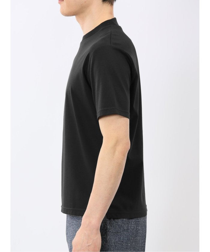 エムエフエディトリアル m.f.editorial 【DRESS T-SHIRT】シルケットスムス スロープネック 半袖Tシャツ （白） 白