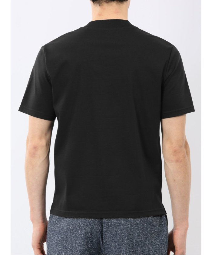 エムエフエディトリアル m.f.editorial 【DRESS T-SHIRT】シルケットスムス スロープネック 半袖Tシャツ （白） 白