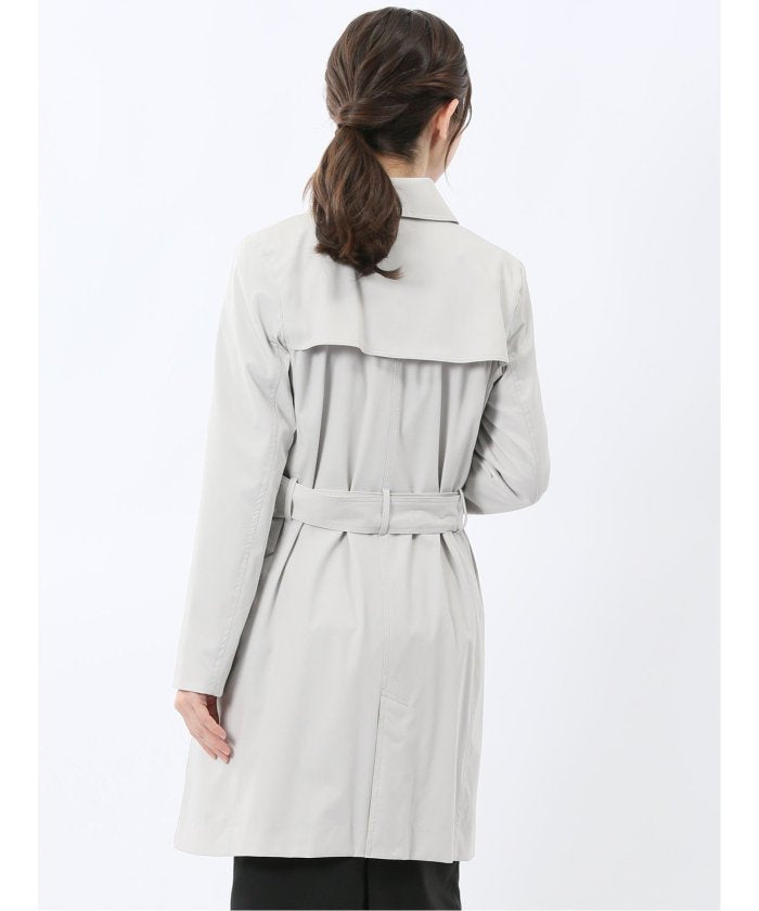 エムエフエディトリアル m.f.editorial ストレッチ 撥水 ウォッシャブル トレンチコート （紺） 紺