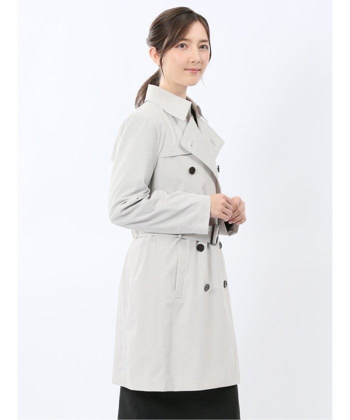 エムエフエディトリアル m.f.editorial ストレッチ 撥水 ウォッシャブル トレンチコート （紺） 紺