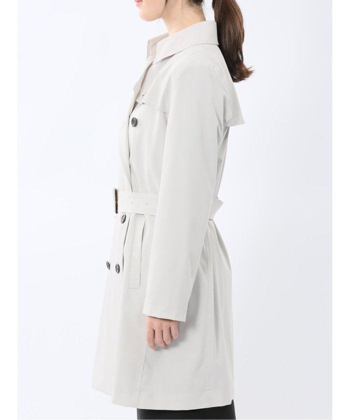 エムエフエディトリアル m.f.editorial ストレッチ 撥水 ウォッシャブル トレンチコート （紺） 紺