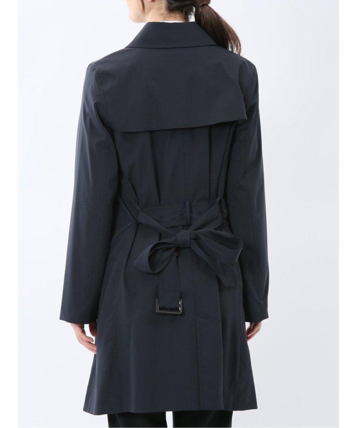 エムエフエディトリアル m.f.editorial ストレッチ 撥水 ウォッシャブル トレンチコート （紺） 紺