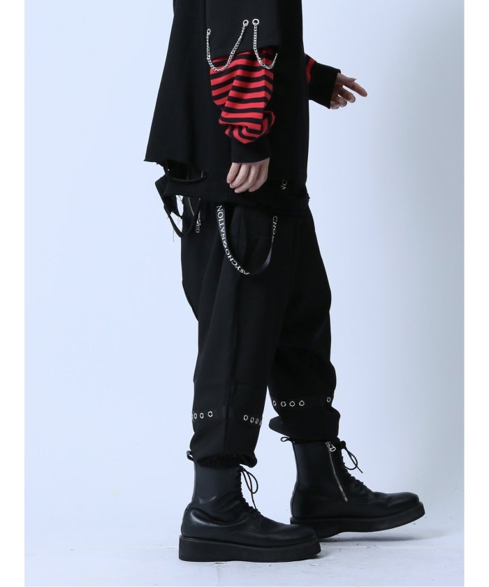 セマンティックデザイン semanticdesign SD×PSYCHONATION 吊帶式 沙魯爾褲