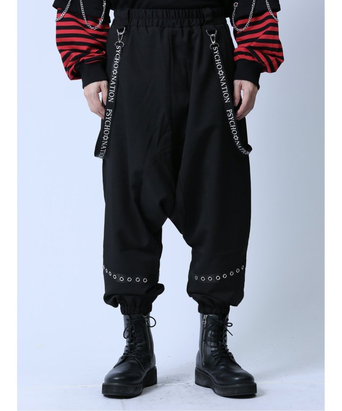 セマンティックデザイン semanticdesign SD×PSYCHONATION 吊帶式 沙魯爾褲