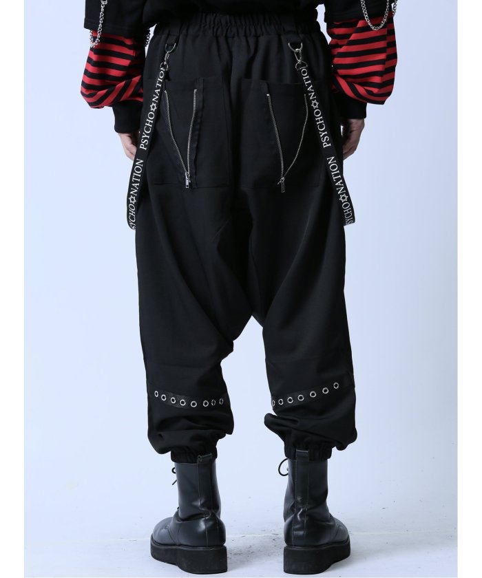 セマンティックデザイン semanticdesign SD×PSYCHONATION 吊帶式 沙魯爾褲