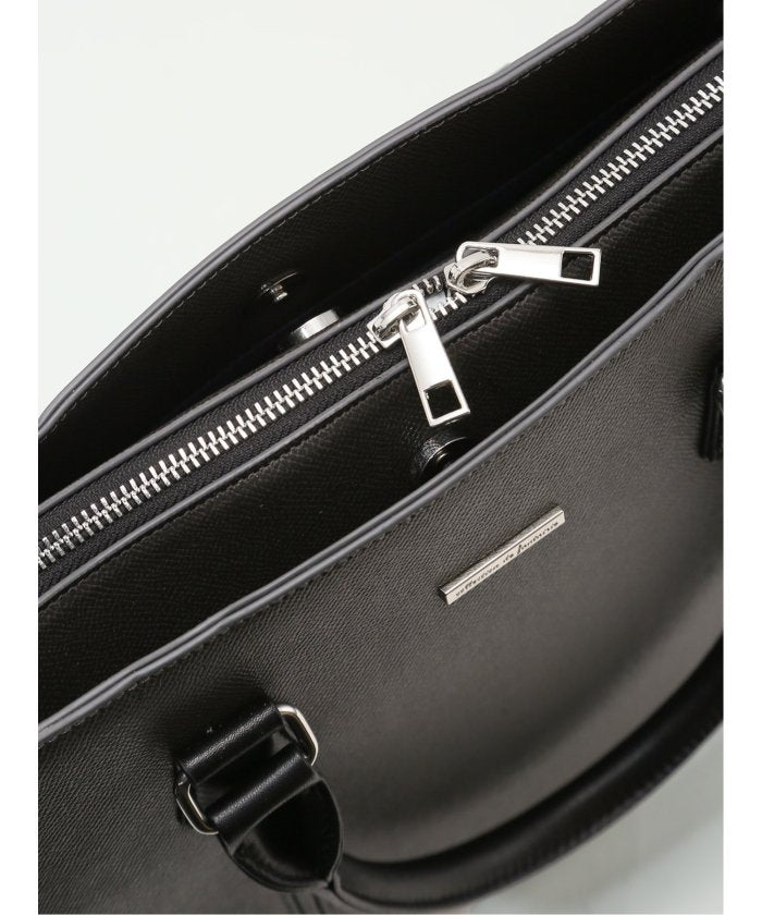 タカキュー TAKA-Q 型押し 2WAYブリーフバッグ A4対応 （紺） 紺