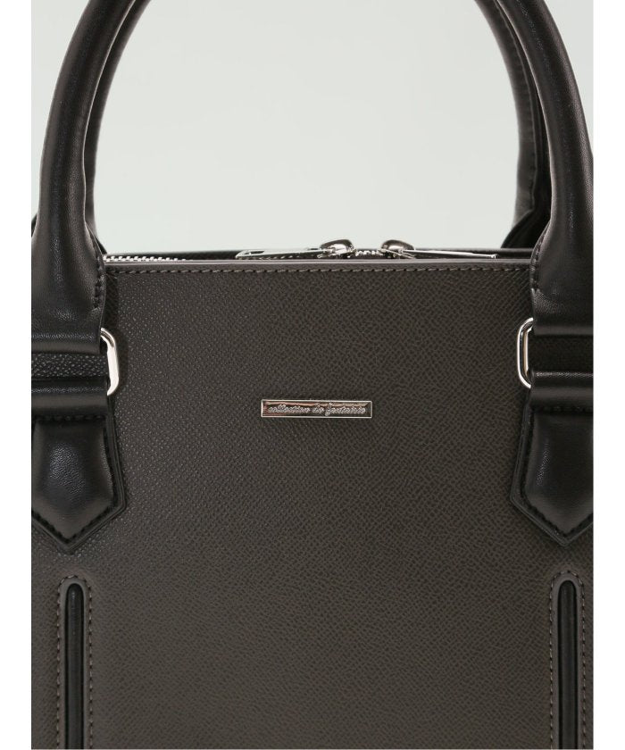 タカキュー TAKA-Q 型押し 2WAYブリーフバッグ A4対応 （紺） 紺