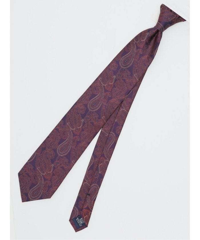 ファットゥーラ/FATTURA シルク撥水加工 レギュラータイ 8.0cm幅 （ワイン） ワイン