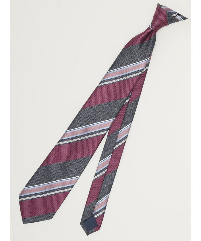 タカキュー TAKA-Q エコウォッシャブル ストライプ柄 レギュラータイ 8.0cm幅 （ピンク） ピンク