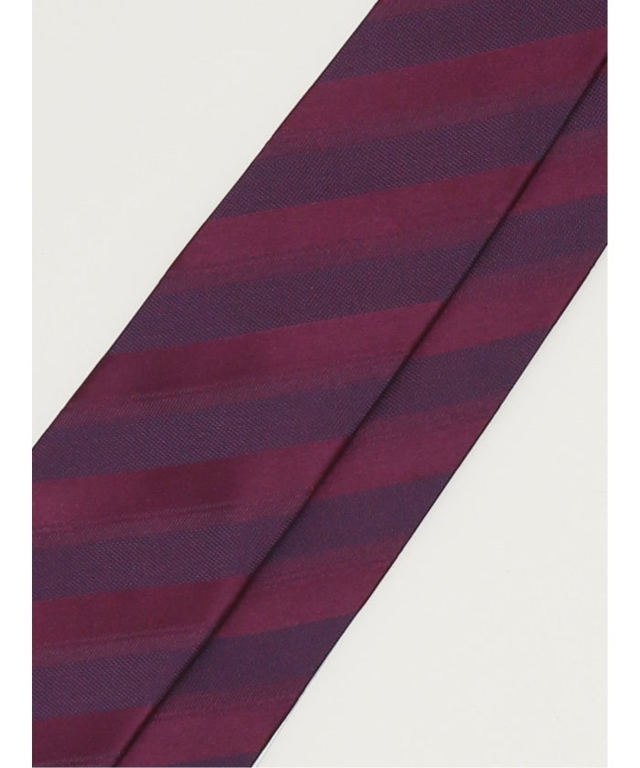ファットゥーラ/FATTURA シルク撥水加工 レギュラータイ 8.0cm幅 （ワイン） 紺