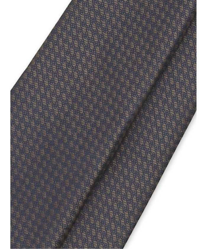 シルク混 ソリッド レギュラータイ 8.0cm幅 （グレー） 青
