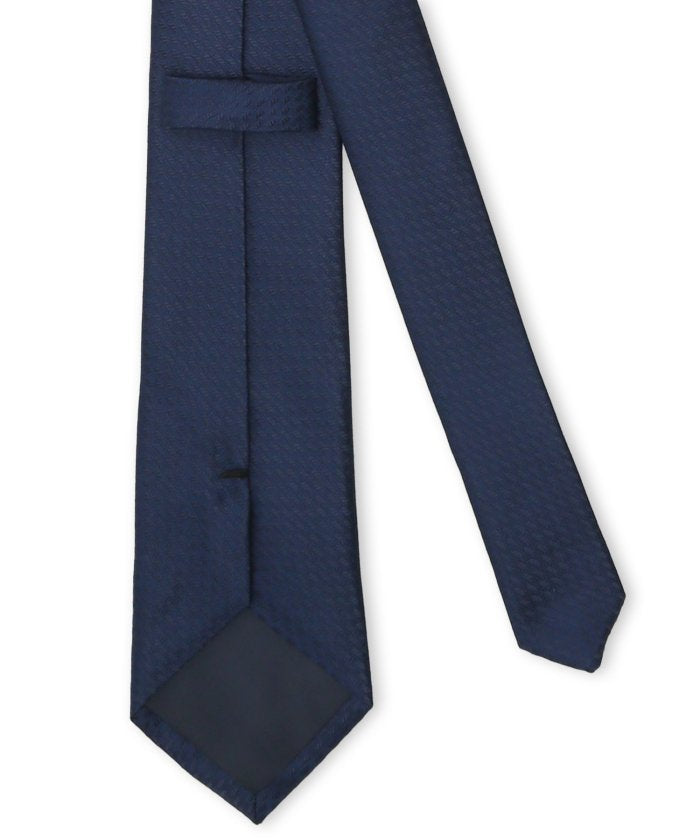 シルク混 ソリッド レギュラータイ 8.0cm幅 （グレー） 青