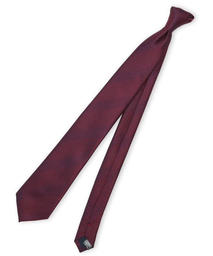 タカキュー TAKA-Q シルク混 ソリッド レギュラータイ 8.0cm幅 （ワイン） ワイン