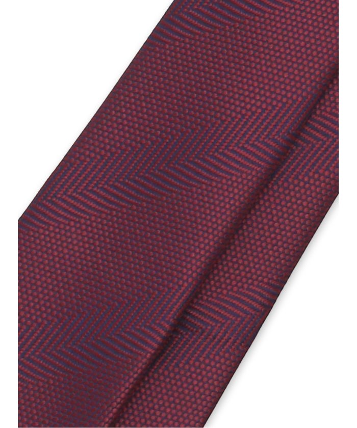 タカキュー TAKA-Q シルク混 ソリッド レギュラータイ 8.0cm幅 （ワイン） ワイン