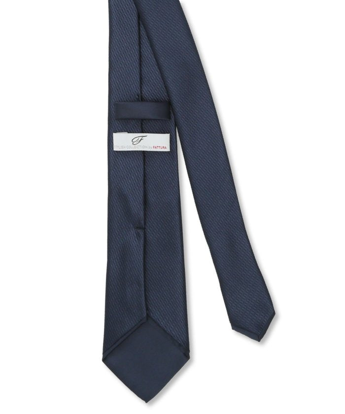 タカキュー TAKA-Q ファットゥーラ/FATTURA FUKI ナロータイ 7.5cm幅 （紺） 紺