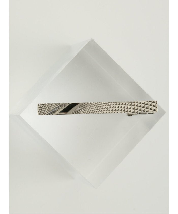 タカキュー TAKA-Q 日本製 カーブダイヤカット タイバー （銀） 銀