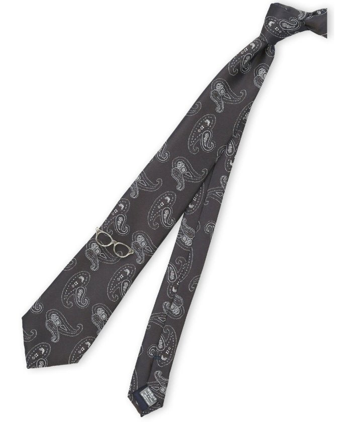 タカキュー TAKA-Q ネクタイ＆タイバー BOXセット （紺） 紺