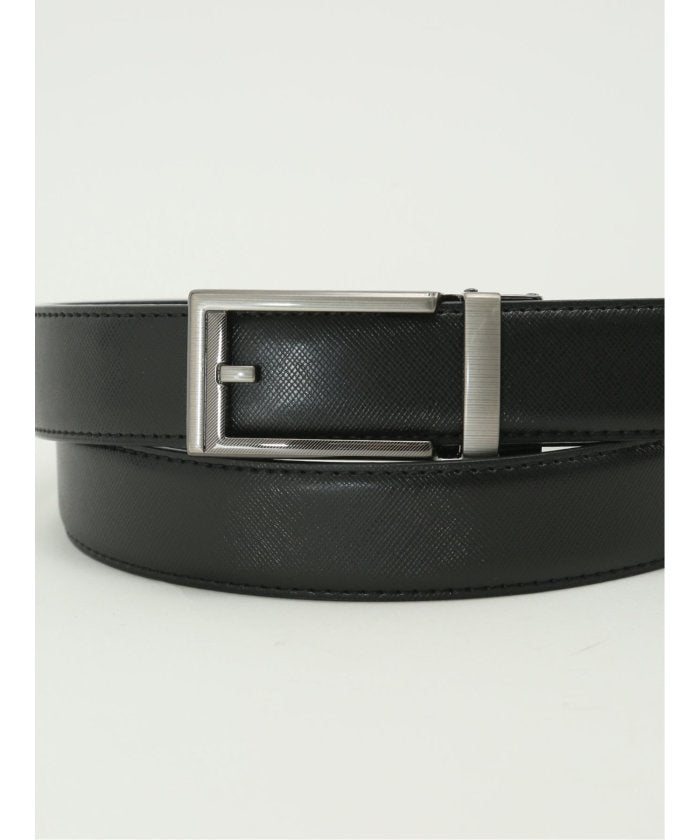 タカキュー TAKA-Q アジャストフリー サフィアーノ型押しベルト （こげ茶） こげ茶