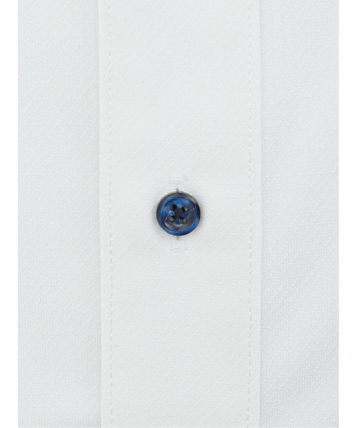 ノーアイロンストレッチ スタンダードフィット ボタンダウン ニットシャツ 半袖 シャツ メンズ ワイシャツ ビジネス ノーアイロン 形態安定 yシャツ 速乾 （白） 白