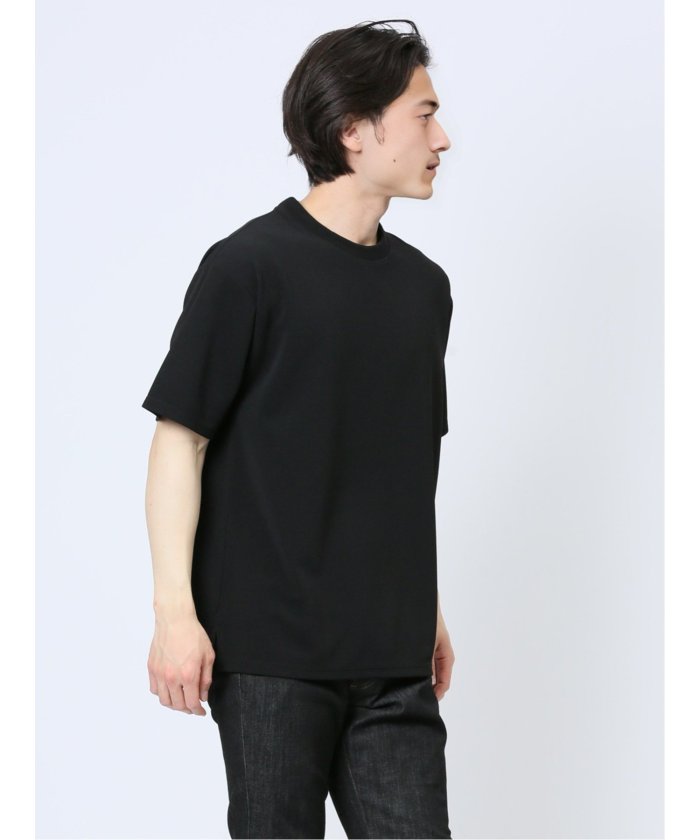 タカキュー TAKA-Q ふくれストライプ クルーネック半袖Tシャツ メンズ Tシャツ カットソー カジュアル インナー トップス ギフト プレゼント （ベージュ） ベージュ