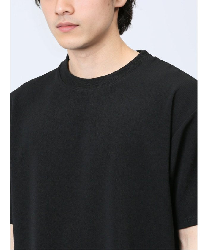 タカキュー TAKA-Q ふくれストライプ クルーネック半袖Tシャツ メンズ Tシャツ カットソー カジュアル インナー トップス ギフト プレゼント （ベージュ） ベージュ