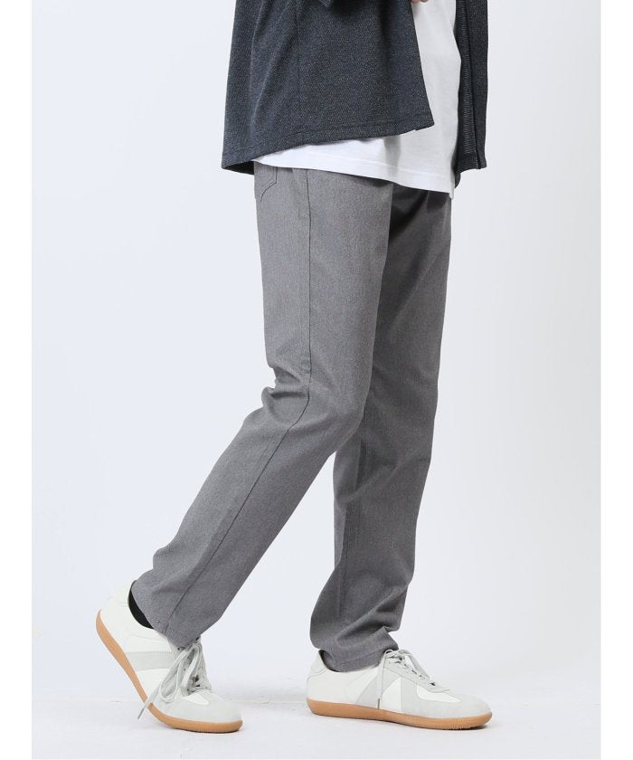 タカキュー TAKA-Q クロスストレッチ スリムパンツ メンズ パンツ ボトム ストレッチ 伸びる カジュアル ビジネス 通勤 仕事 ジャケパン ジャケスラ （グレー） グレー