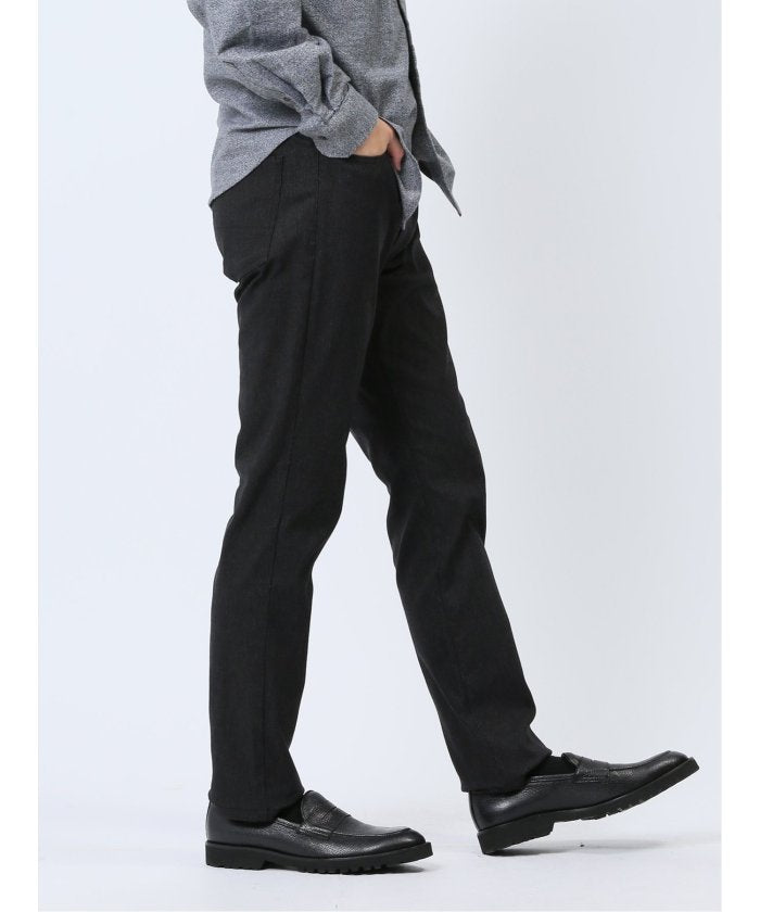タカキュー TAKA-Q クロスストレッチ スリムパンツ メンズ パンツ ボトム ストレッチ 伸びる カジュアル ビジネス 通勤 仕事 ジャケパン ジャケスラ （グレー） グレー