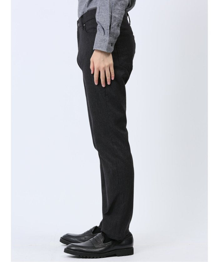 タカキュー TAKA-Q クロスストレッチ スリムパンツ メンズ パンツ ボトム ストレッチ 伸びる カジュアル ビジネス 通勤 仕事 ジャケパン ジャケスラ （グレー） グレー