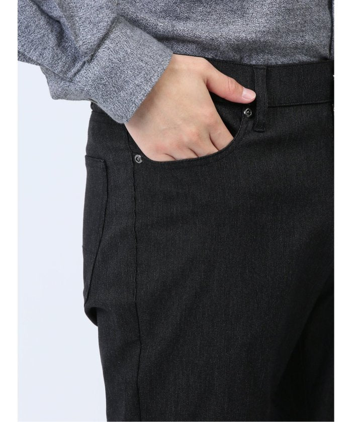 タカキュー TAKA-Q クロスストレッチ スリムパンツ メンズ パンツ ボトム ストレッチ 伸びる カジュアル ビジネス 通勤 仕事 ジャケパン ジャケスラ （グレー） グレー