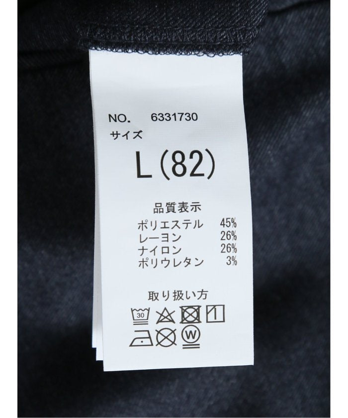 タカキュー TAKA-Q クロスストレッチ スリムフィット ノータックスラックス デニム風紺(セットアップ可能) メンズ パンツ ボトム ストレッチ 伸びる カジュアル ビジネス 通勤  （紺） 紺