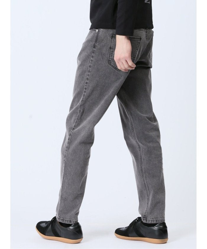 タカキュー TAKA-Q ストレッチデニム スリムパンツ(セットアップ可能) メンズ パンツ ボトム ストレッチ 伸びる カジュアル ビジネス 通勤 仕事 （グレー） グレー
