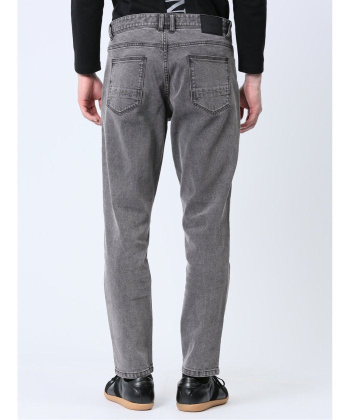 タカキュー TAKA-Q ストレッチデニム スリムパンツ(セットアップ可能) メンズ パンツ ボトム ストレッチ 伸びる カジュアル ビジネス 通勤 仕事 （グレー） グレー