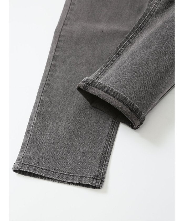 タカキュー TAKA-Q ストレッチデニム スリムパンツ(セットアップ可能) メンズ パンツ ボトム ストレッチ 伸びる カジュアル ビジネス 通勤 仕事 （グレー） グレー