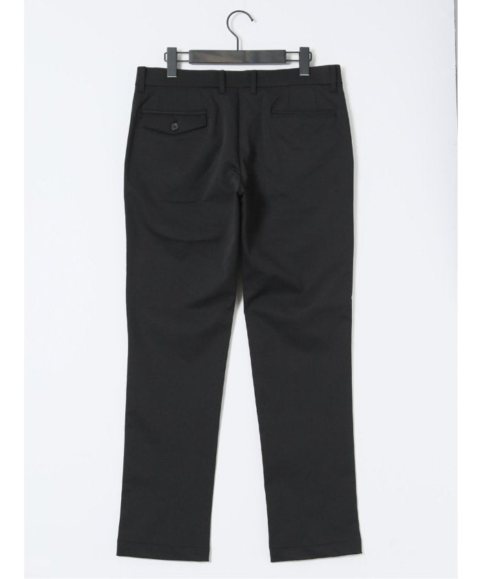 クロスストレッチ テーパードパンツ(セットアップ可能) （黒） メンズ パンツ ボトム ストレッチ カジュアル ビジネス 通勤 仕事 紺
