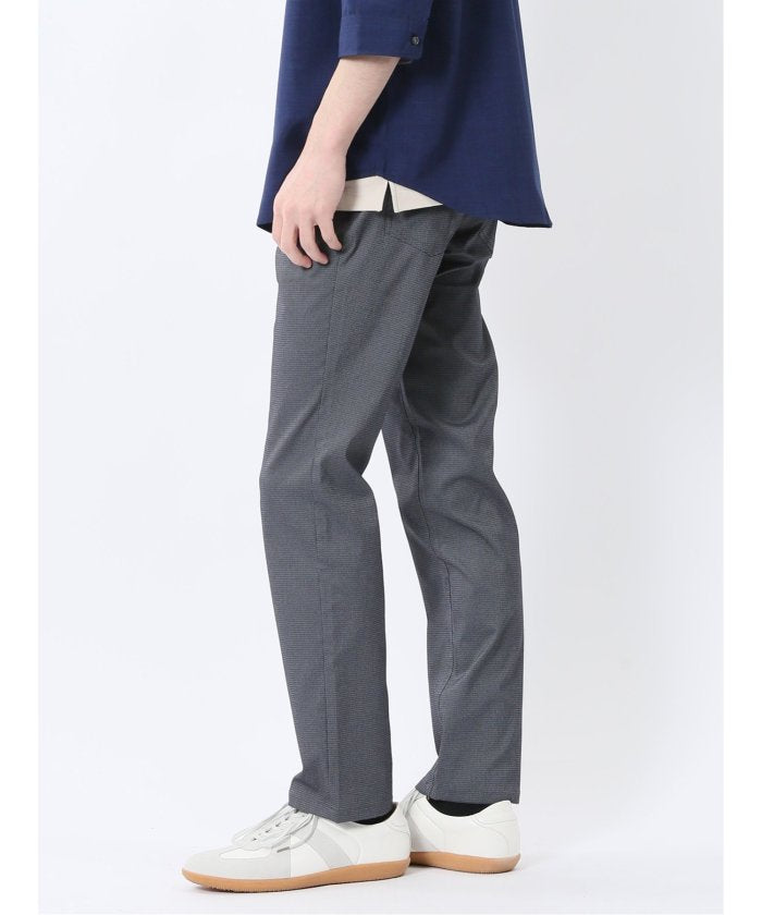 クロスストレッチ+エアー スリムパンツ 股下82cm （紺） メンズ パンツ ボトム ストレッチ カジュアル ビジネス 通勤 仕事 紺