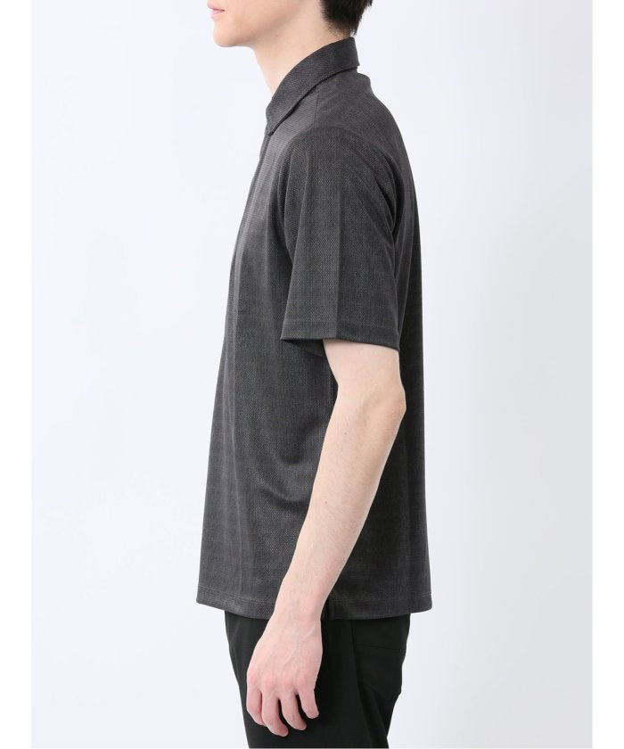 タカキュー TAKA-Q ファスナー使い 半袖ポロシャツ （紺） メンズ ポロシャツ カットソー ワイシャツ カジュアル インナー ビジネス ギフト プレゼント ゴルフ 通勤 仕事 紺