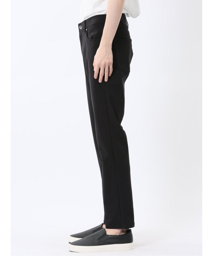 クロスストレッチ+クール スリムパンツ 股下82cm （グレー） メンズ パンツ ボトム ストレッチ カジュアル ビジネス 通勤 仕事 グレー