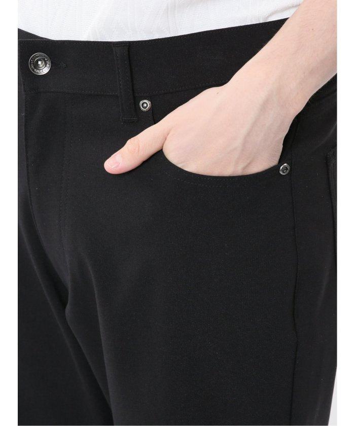 クロスストレッチ+クール スリムパンツ 股下82cm （グレー） メンズ パンツ ボトム ストレッチ カジュアル ビジネス 通勤 仕事 グレー