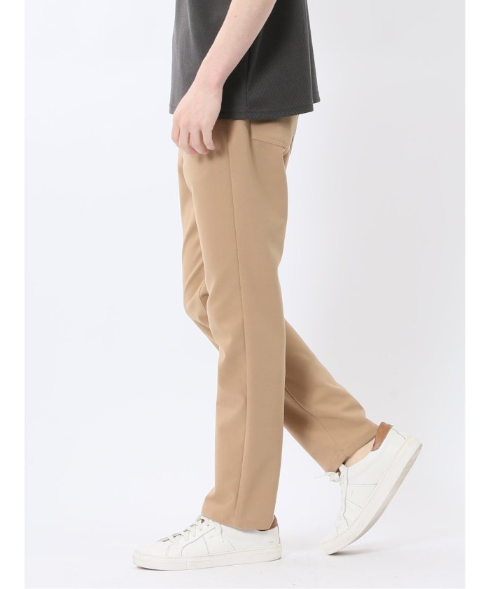 クロスストレッチ+クール スリムパンツ 股下82cm （グレー） メンズ パンツ ボトム ストレッチ カジュアル ビジネス 通勤 仕事 グレー