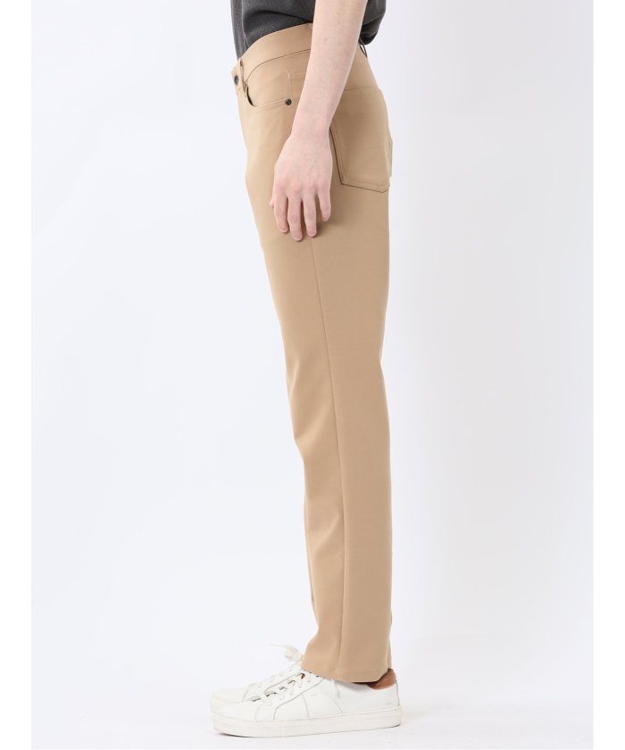 クロスストレッチ+クール スリムパンツ 股下82cm （グレー） メンズ パンツ ボトム ストレッチ カジュアル ビジネス 通勤 仕事 グレー