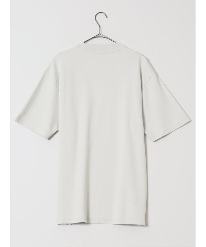 タカキュー TAKA-Q 【DRESS T-SHIRT】シルケットコットン スロープネック半袖Tシャツ （白） 白