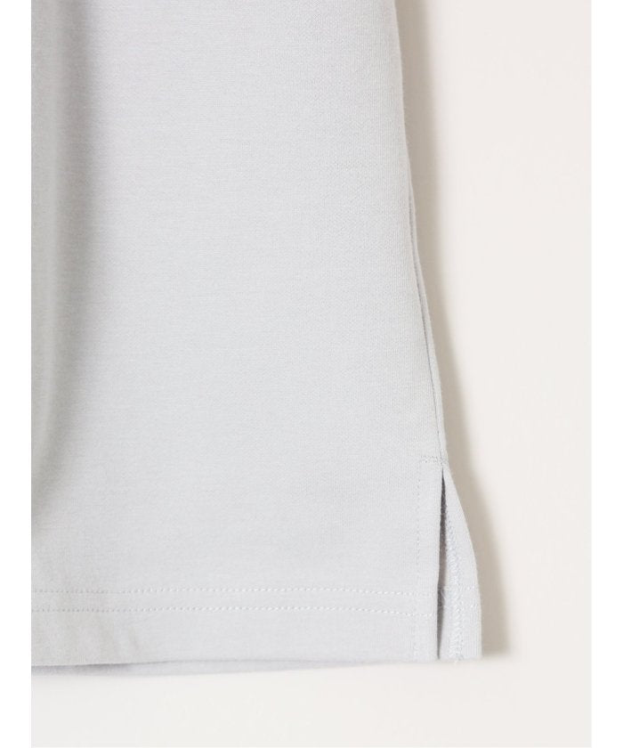 タカキュー TAKA-Q ダブルフェイス ポンチ クルーネック半袖Tシャツ （紺） 紺