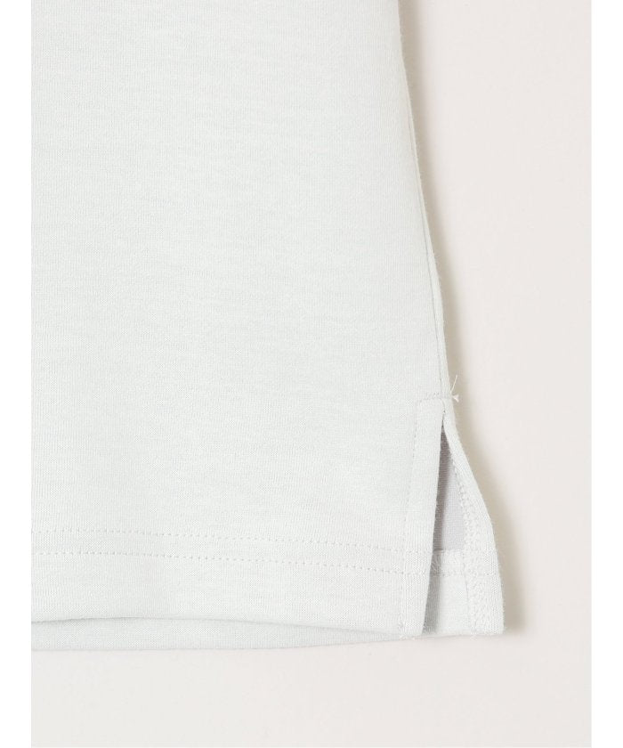 タカキュー TAKA-Q ダブルフェイス ポンチ クルーネック半袖Tシャツ （紺） 紺