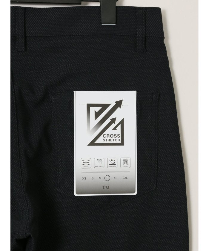 タカキュー TAKA-Q クロスストレッチ スリムパンツ ドビー （グレー） グレー