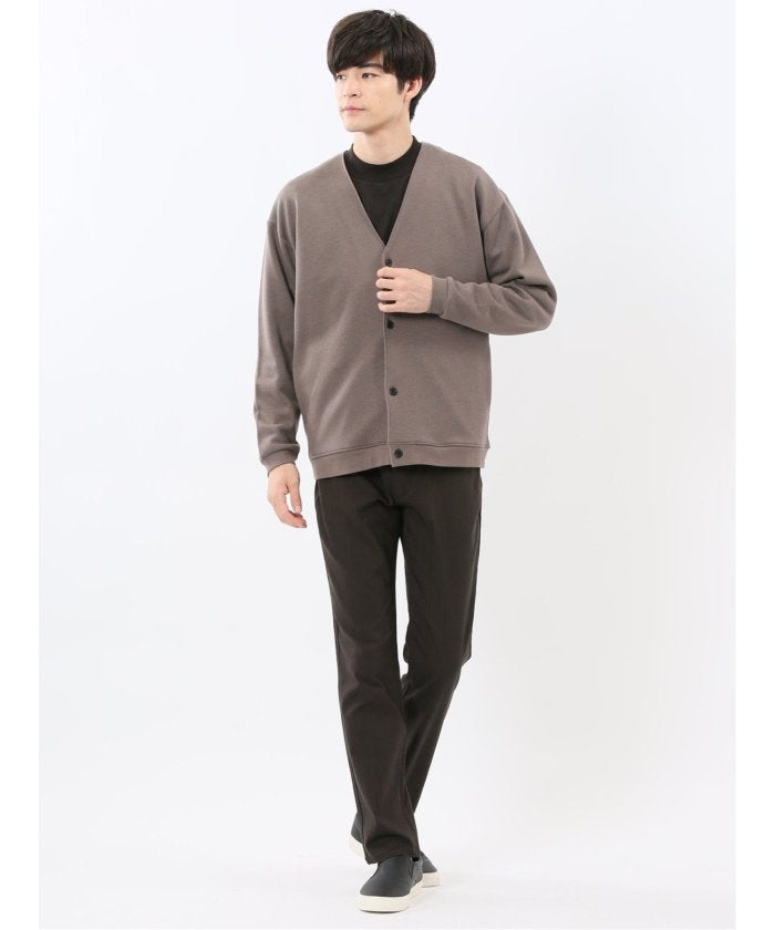 タカキュー TAKA-Q クロスストレッチ スリムパンツ ヘリンボン （紺） 紺