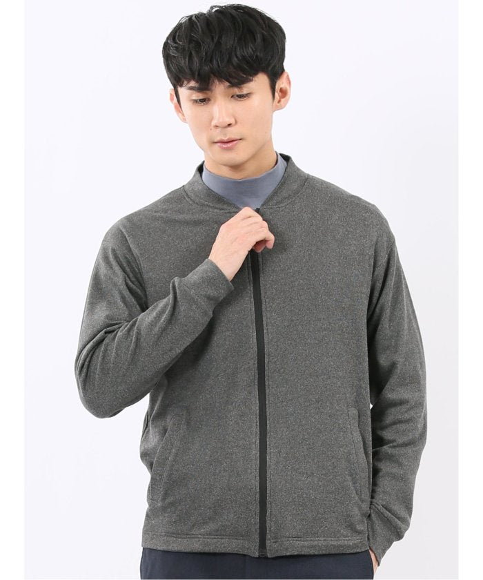 タカキュー TAKA-Q 【WEB限定】KAITEKI+ フラッフィースムース リブブルゾン （グレー） グレー