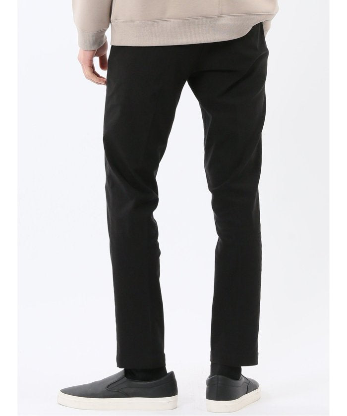 タカキュー TAKA-Q クロスストレッチ トラウザーパンツ ヘリンボン （黒） 黒